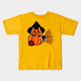 Pumpkin cat Kids T-Shirt